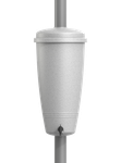 green basics rain catcher 35ltr living concrete
